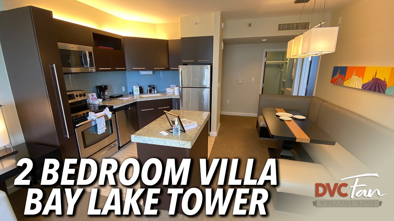 Disney's Bay Lake Tower 2Bedroom Villa Room Tour DVC Fan