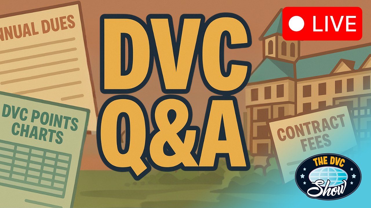 LIVE DVC Q&A: 2027 Points Charts, Resale Fees & Big Updates!